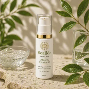 Real Me Organic Eye Serum - 15 mL white Mezzo pump