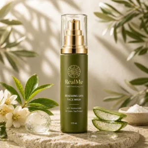Real Me Renewing Skin Face Wash - 120 mL airless pump